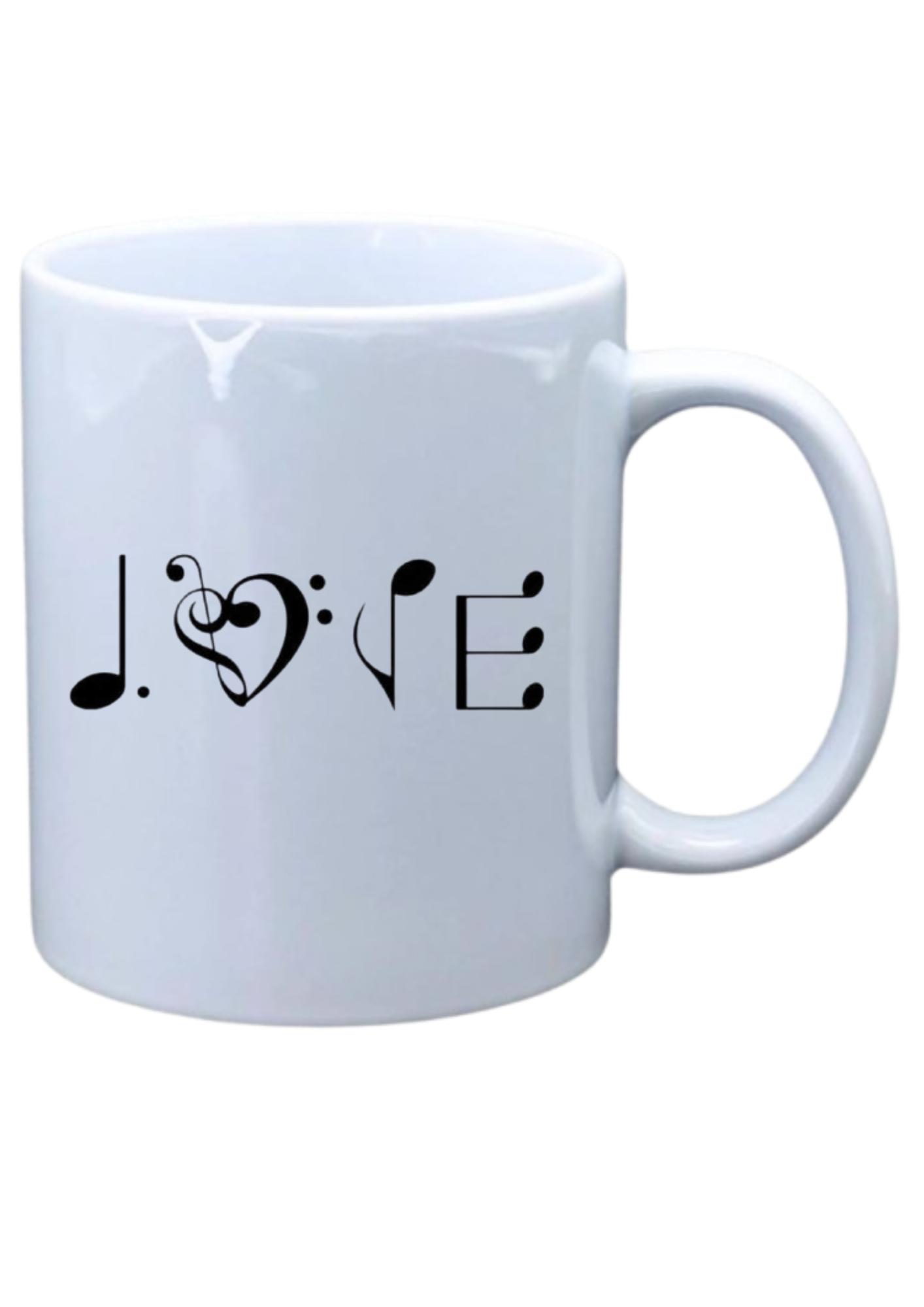 Love in music notes