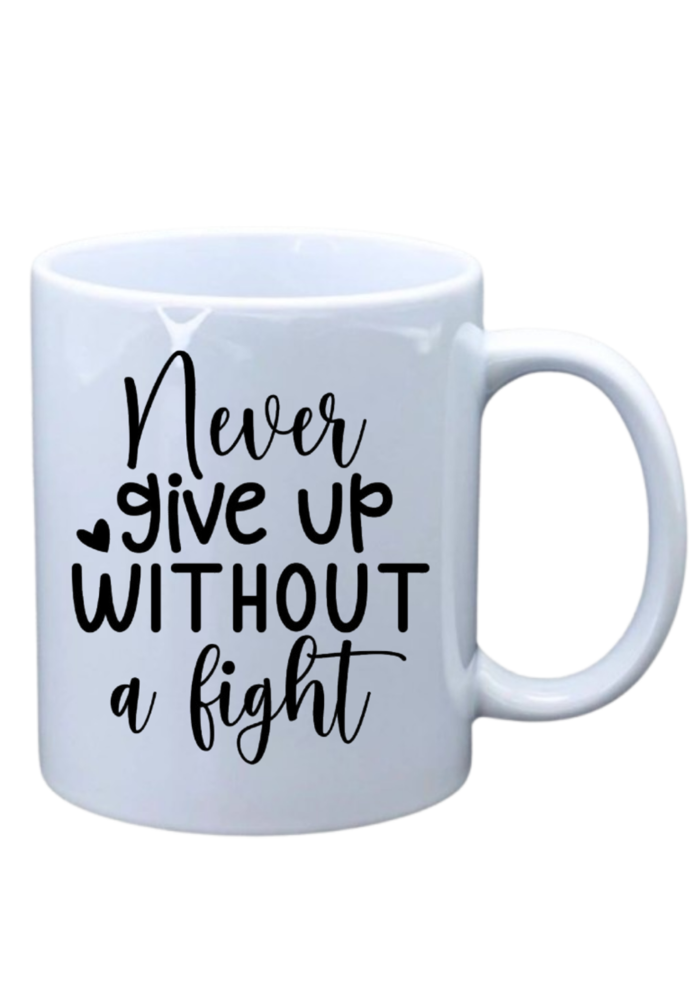 Never give up without a fight