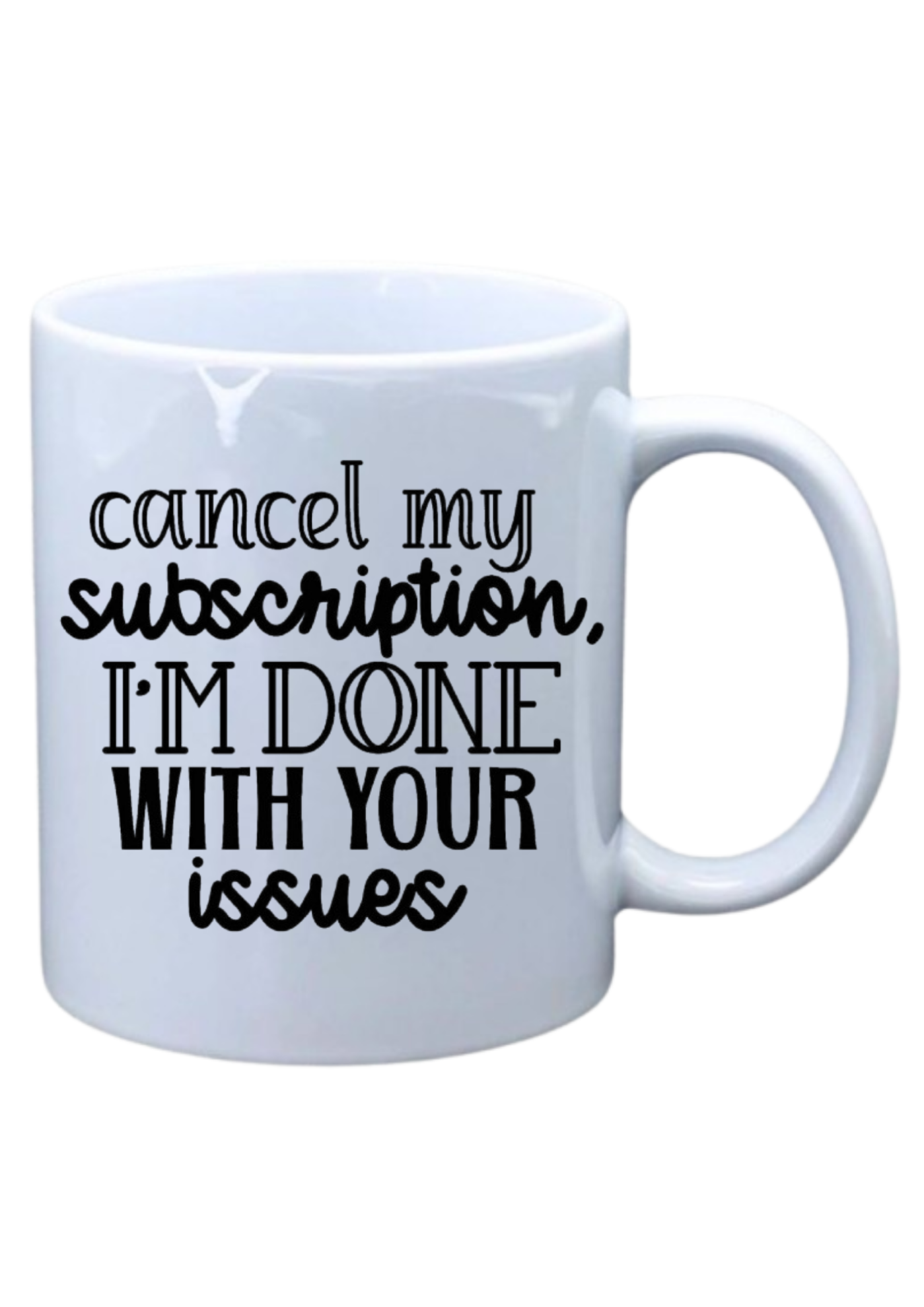 Cancel my subscription, I'm done with your issues