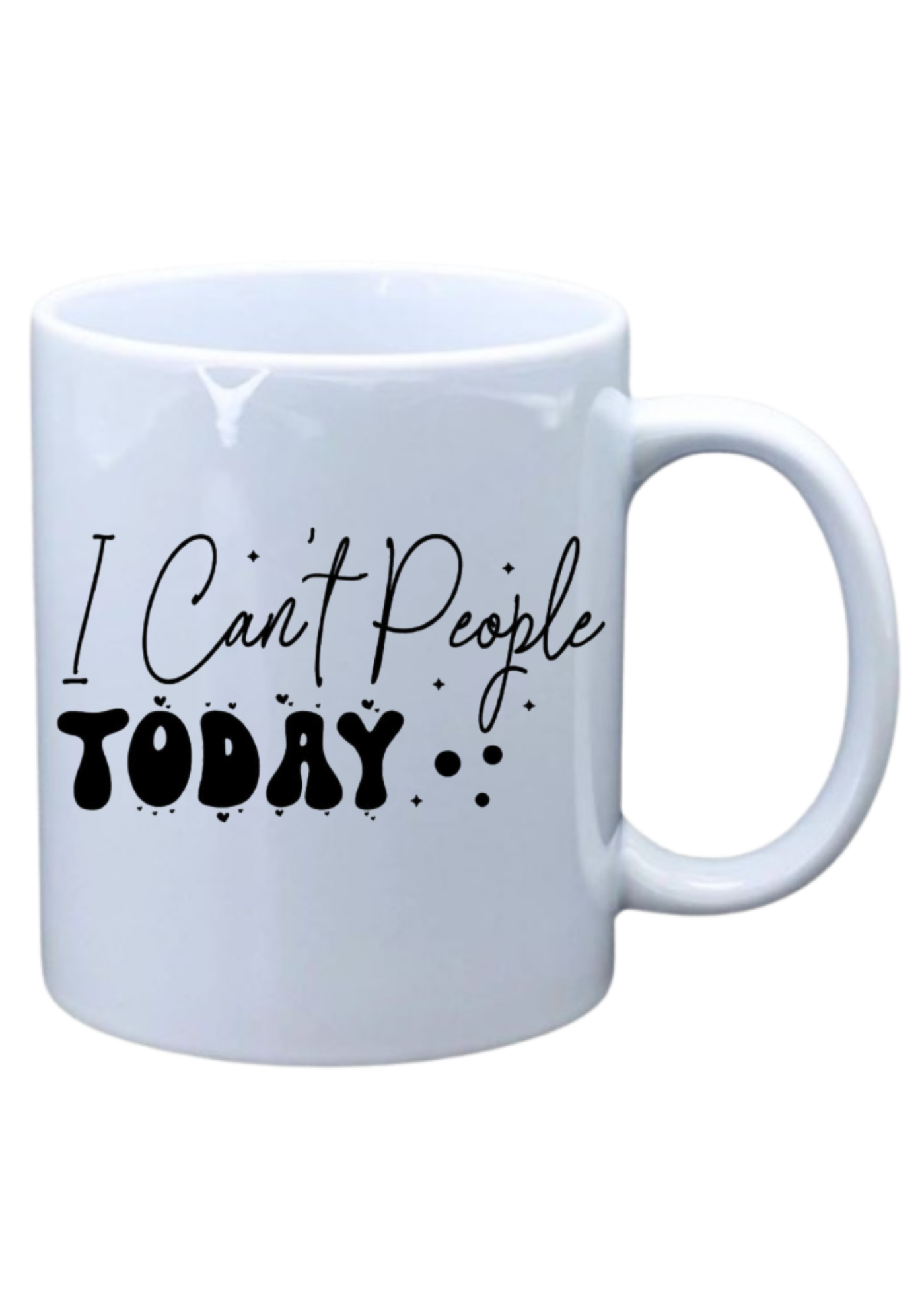 I can't people today