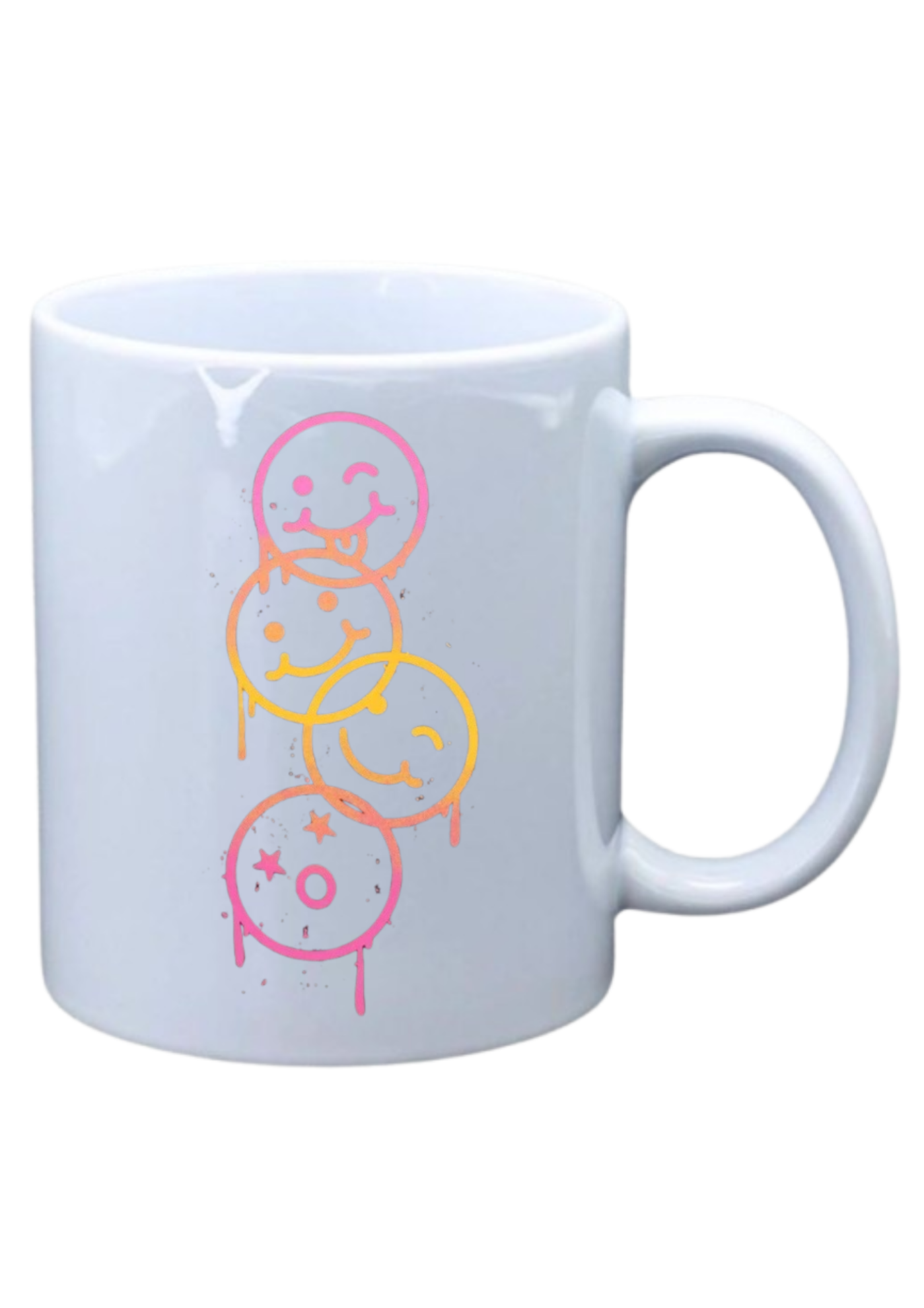 Colorful smiley faces