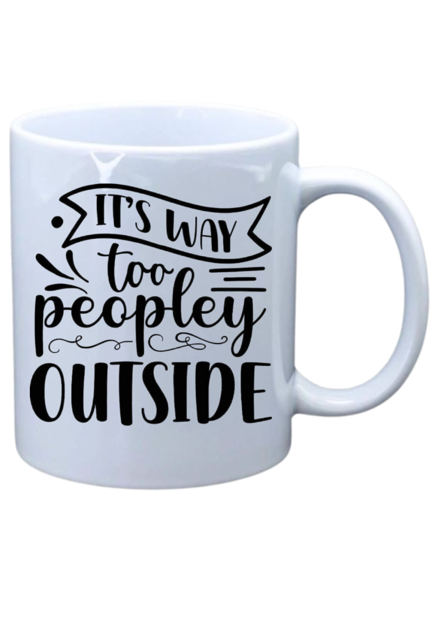 It's way to peopley outside