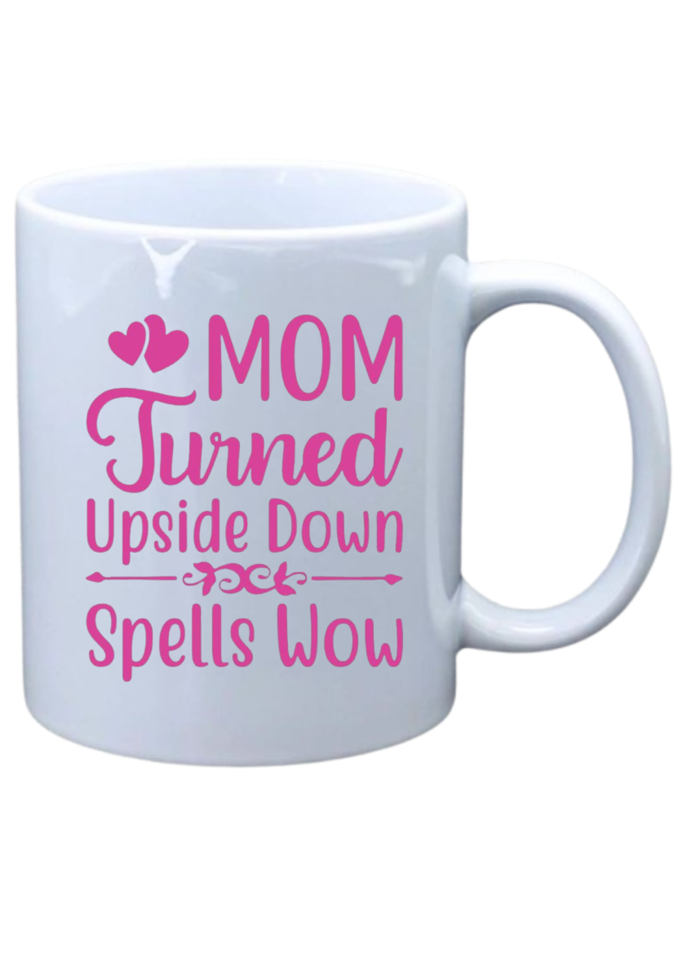 Mom turned upside down spells wow
