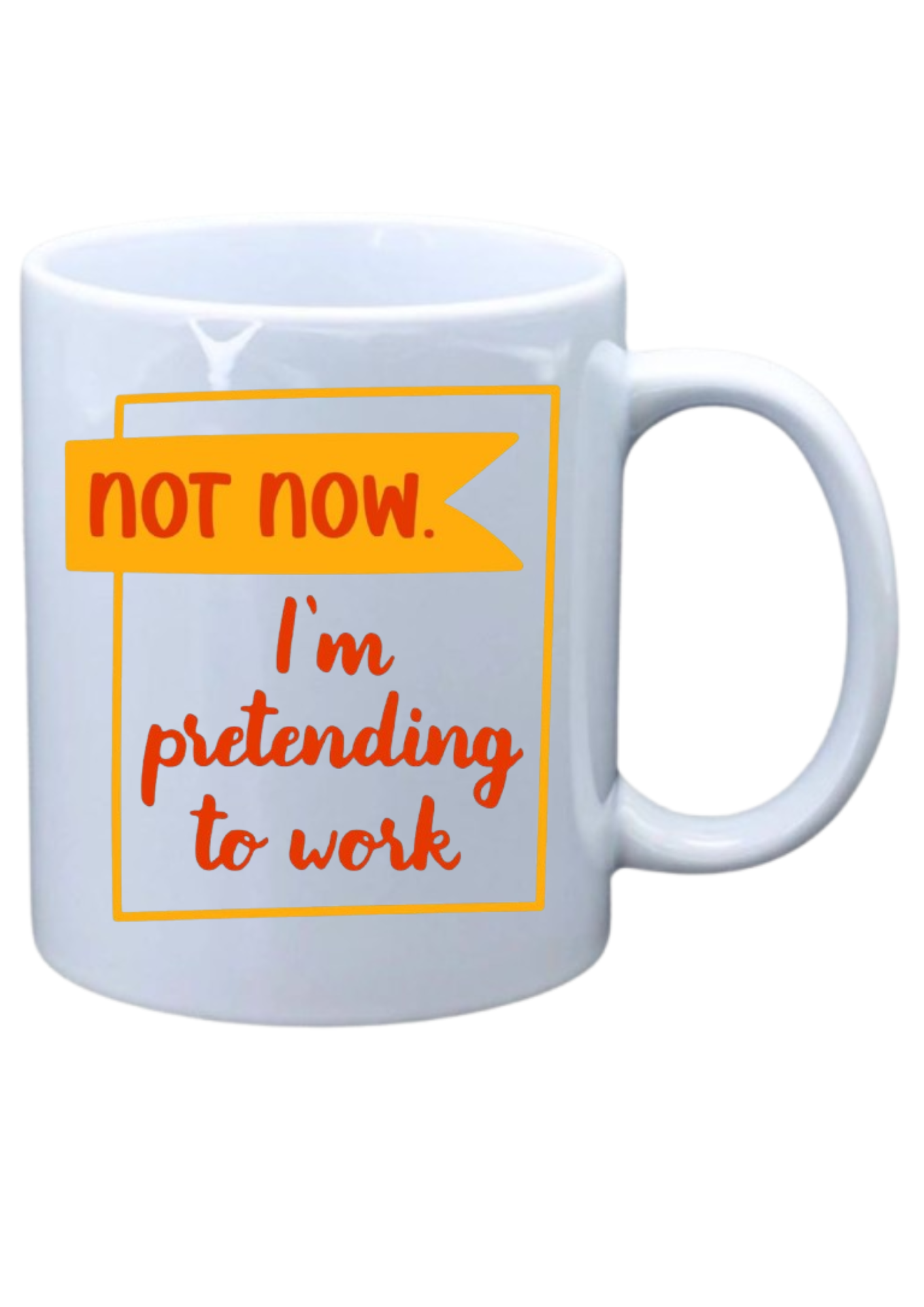 Not now I'm pretending to work