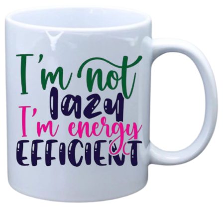 I'm not lazy I'm energy efficient