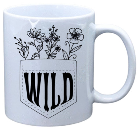 Wild with flowers in pocket